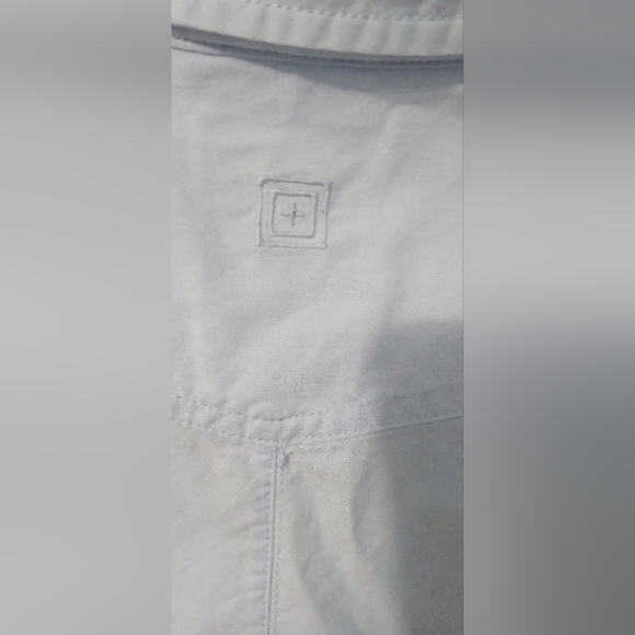 5.11 Tactical Blue Button Down Shirt - Picture 5 of 5